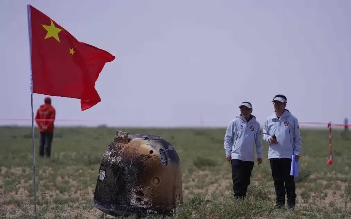 Sonda China Change 6 Trae Muestras De La Cara Oculta De La Luna