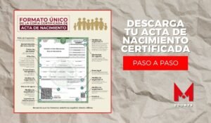 Descarga tu Acta de Nacimiento Certificada paso a paso