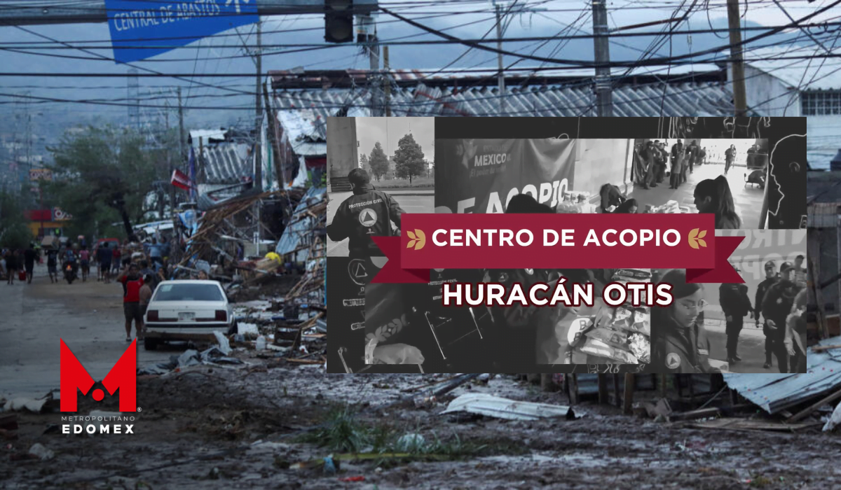 Edomex continúa con apoyo a damnificados de Acapulco