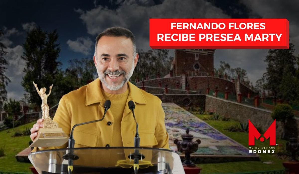 Alcalde de Metepec recibe Presea Líder de Valores