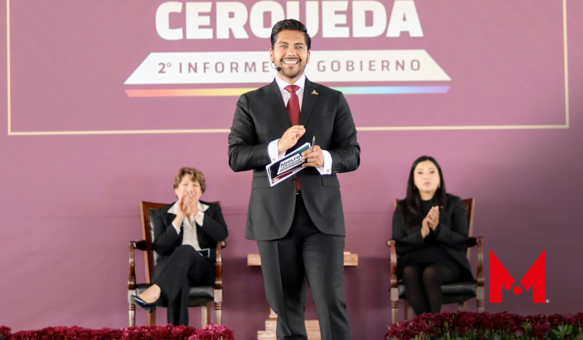 Adolfo Cerqueda rinde su Segundo Informe en Nezahualcoyotl