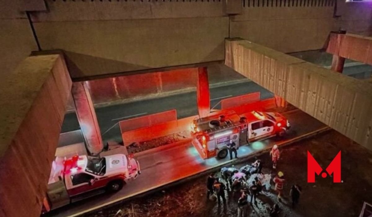 Joven intenta quitarse la vida en Distribuidor Vial Juárez-Serdán