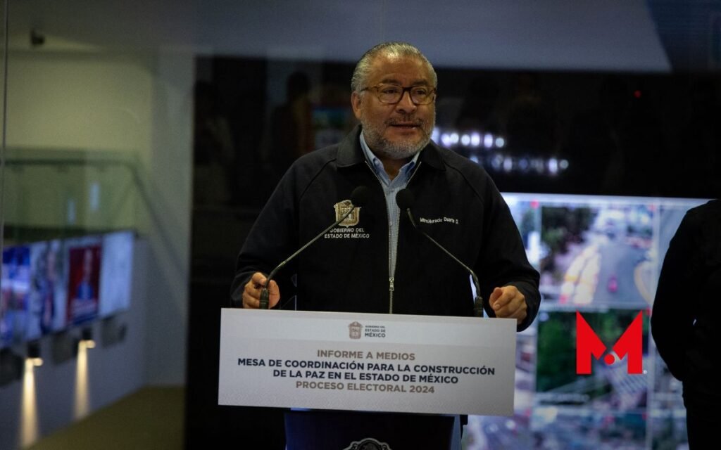 Delfina Gómez presenta operativo de seguridad para elecciones en Edomex