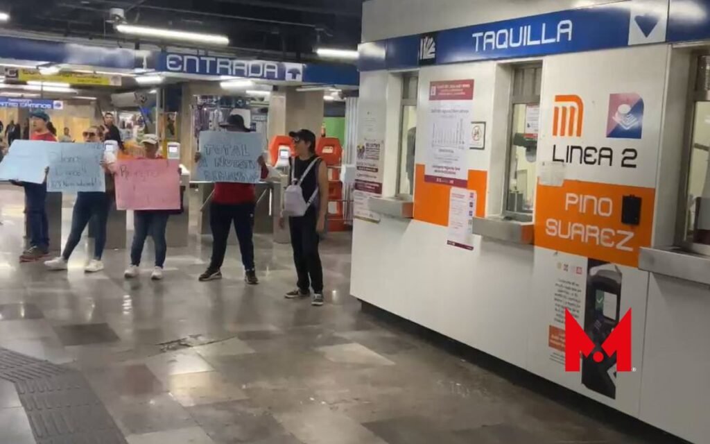 Protestantes de la CNTE permite acceso gratuito en el metro de la CDMX
