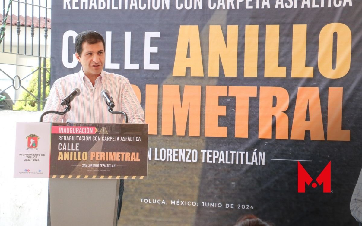 ¡Mejor movilidad en San Lorenzo Tepaltitlán! Juan Maccise entrega calle rehabilitada