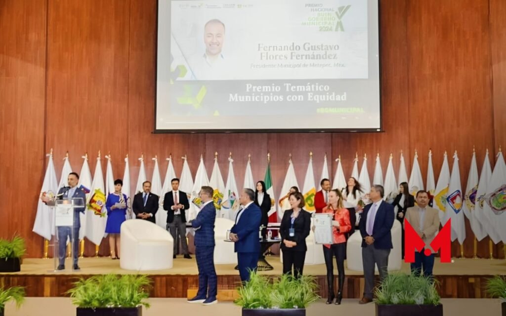 Metepec recibe premio nacional por innovación en transparencia 2024