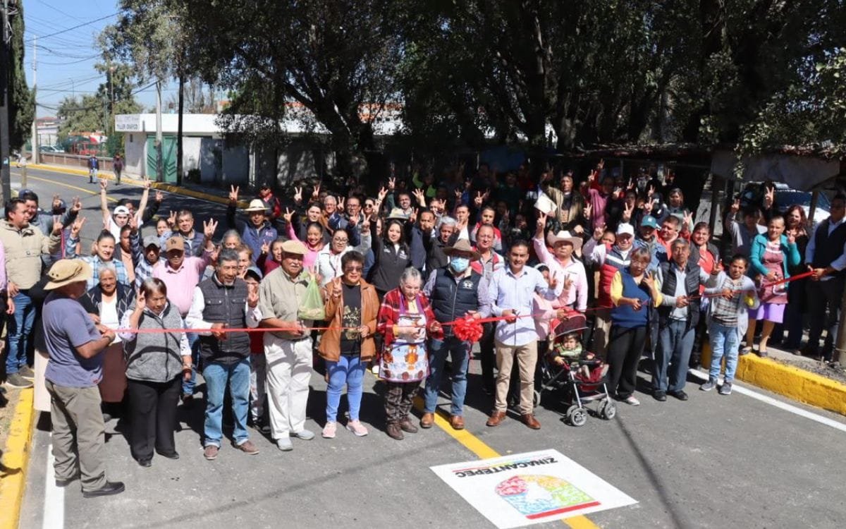 Zinacantepec avanza en infraestructura para mejorar la movilidad