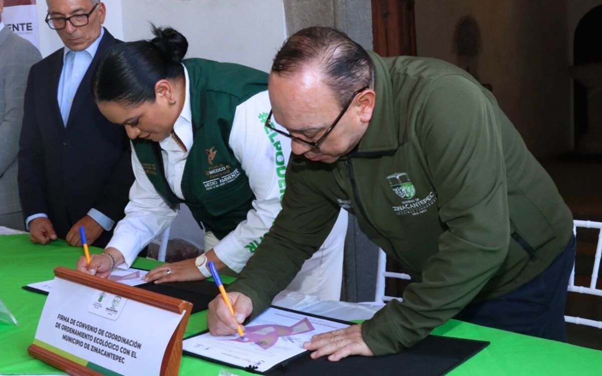 Zinacantepec da paso ala sustentabilidad con Convenio de Colaboración para el Ordenamiento Ecológico