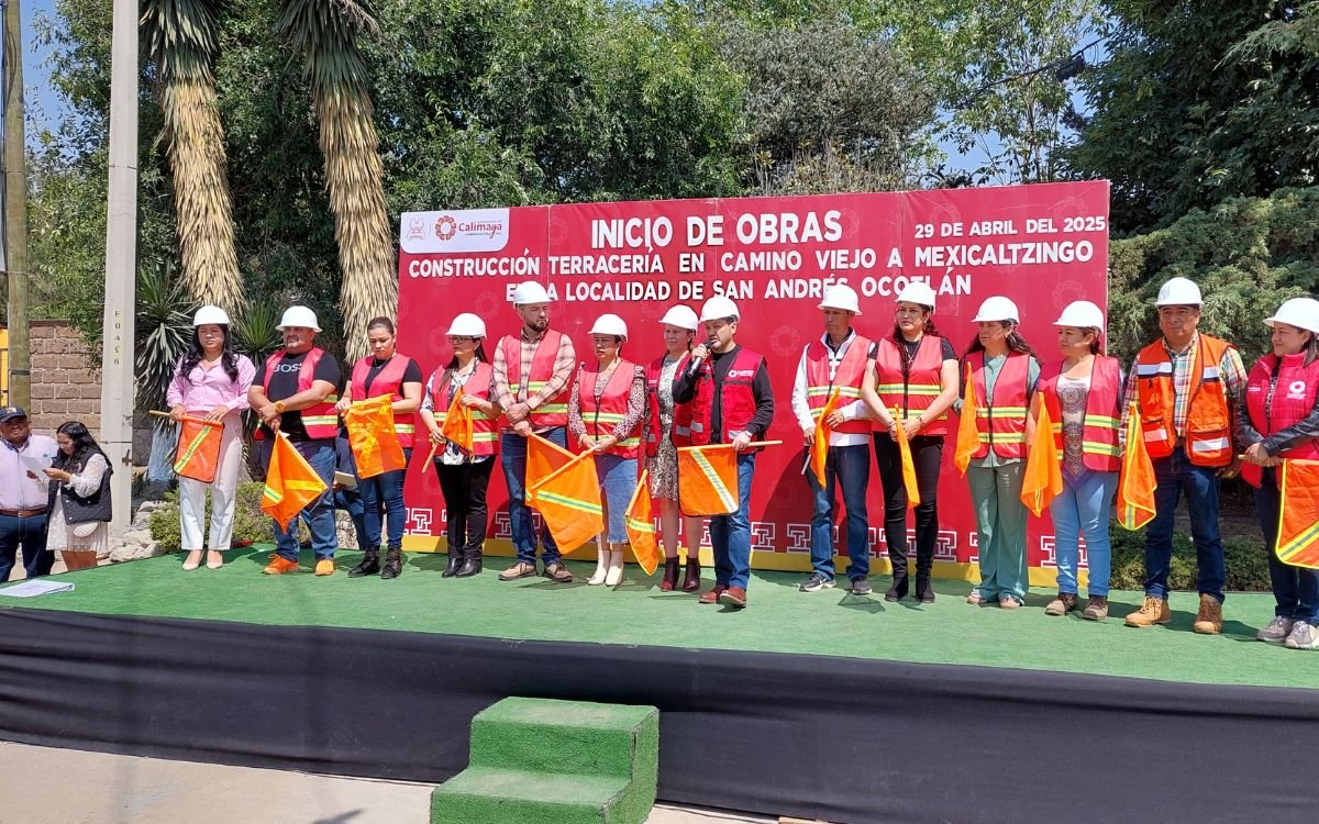 Calimaya inicia construcción del Camino Viejo a Mexicaltzingo